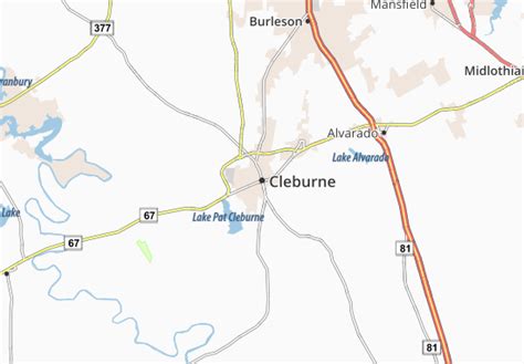 MICHELIN Cleburne map - ViaMichelin