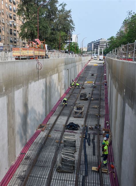 Las Im Genes De Las Obras De Ampliaci N Del Tranv A En Nervi N