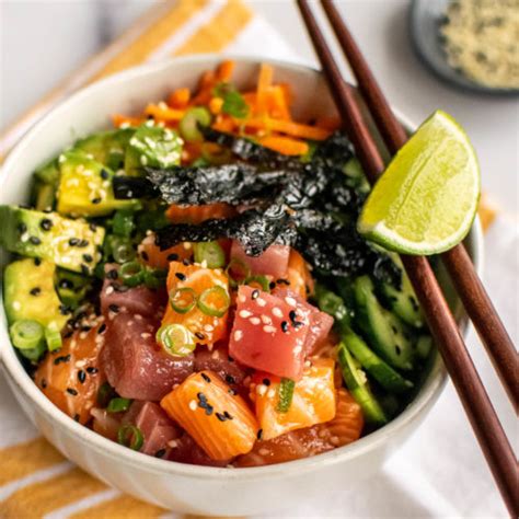 Whole Poke Bowls Carolyn S Cooking