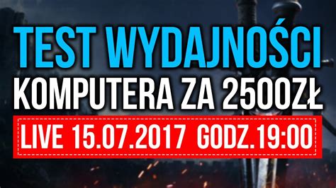 Test Wydajności Komputera za 2500ZŁ w Grach Wiedźmin 3 CS GO PUBG i