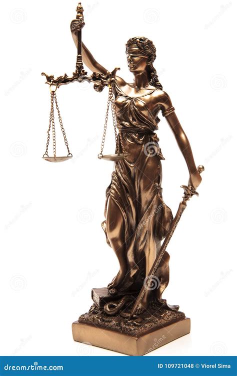 Justice blind statue stock photo. Image of goddess, statue - 109721048