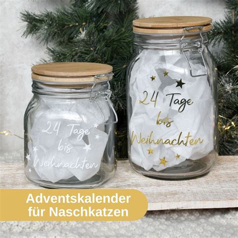 Personalisierter Adventskalender Im Glas Vorratsglas F R Erwachsene Zum