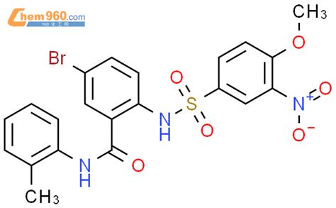 562078 97 1 Benzamide 5 Bromo 2 4 Methoxy 3 Nitrophenyl Sulfonyl