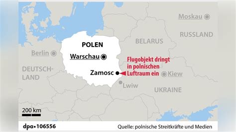 Polen Russische Rakete Verletzt Nato Luftraum Warschau Reagiert Scharf