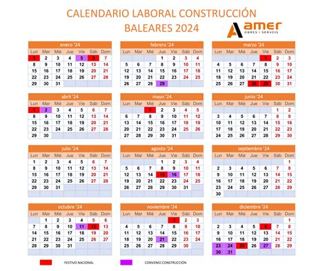 Conoce El Calendario Laboral De La Construcci N En Baleares