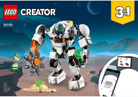 View Lego® Instruction 31115 Space Mining Mech Lego Instructions And