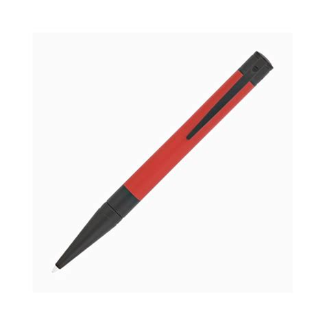 Stylo Bille D Initial Noir Rouge Mat