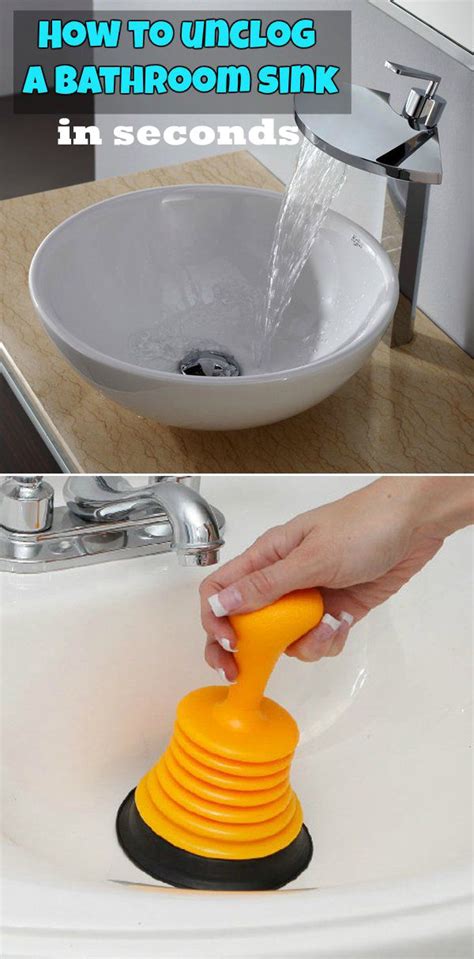 How To Unclog A Bathroom Sink Drain