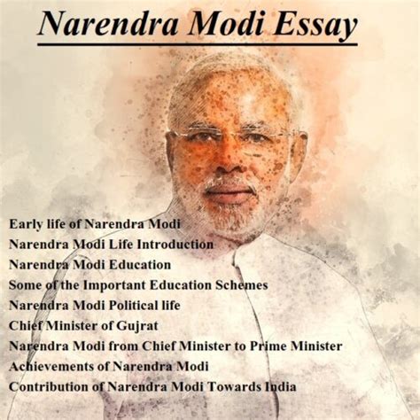 Narendra Modi Essay In English