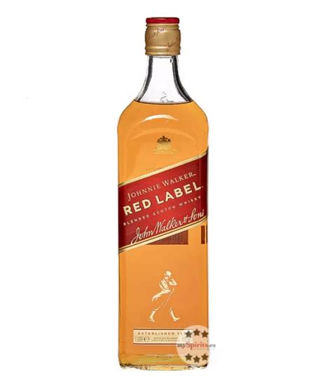 JOHNNIE WALKER RED Label Blended Scotch Whisky 40 Vol 1 0 Liter