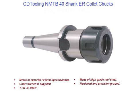 Nmtb Er Collet Chuck Drawbar End Id