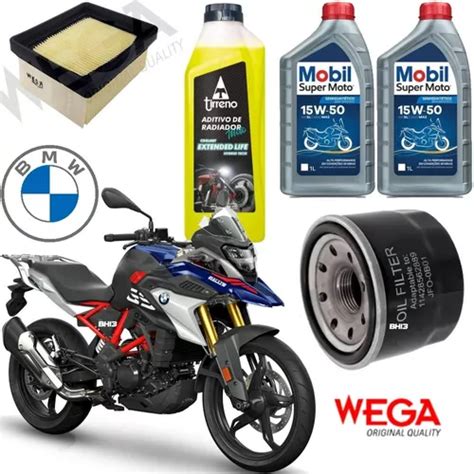 Mobil 15w50 Kit Troca Óleo Ar Bmw G 310 Gs Tirreno Jfo0b01