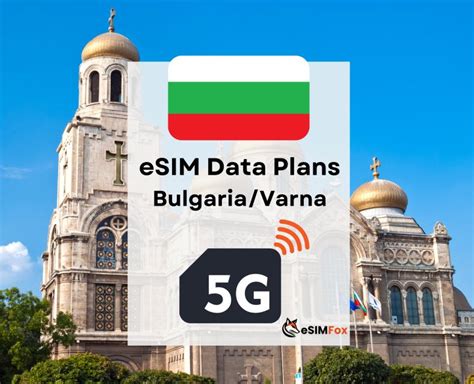 Varna Plano de dados de Internet eSIM da Bulgária 4G 5G de alta