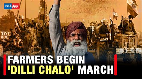 Farmers Protest Farmers Begin Dilli Chalo March From Fatehgarh Sahib