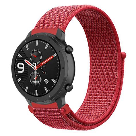 Correa Nylon Xiaomi Amazfit Gtr Roja Correasmartwatch Es