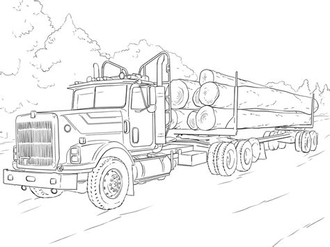 Fascinating Truck Coloring Pages For Kids 101 Activity