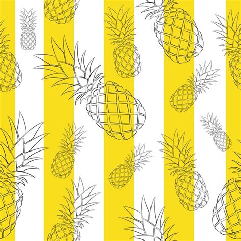 Premium Vector Vector Seamless Pattern With Vertical Yellow Lines And