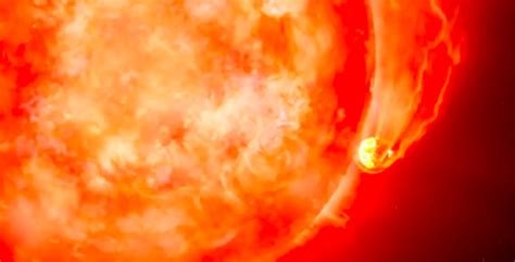 Observan cómo un sol se traga un planeta el destino final de la Tierra