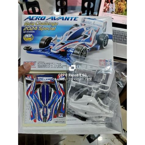 Body Tamiya 95655 Body Aero Avante Asia Challenge 2024 TMAC Decal Dus