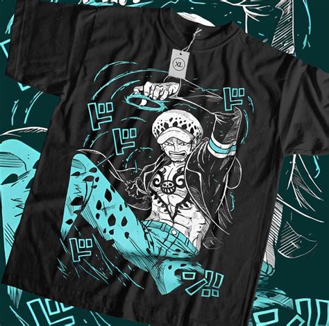 One Piece Trafalgar Law New T Shirt Anime Ulistrator Disegn Graphic Tee