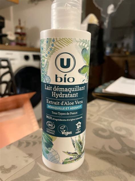 U Bio Aloe Vera Lait D Maquillant Hydratant Bio Ml Inci Beauty