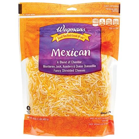 Wegmans Mexican Fancy Shredded Cheese Wegmans