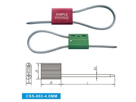 Css Mm Sello De Seguridad Del Cable Tampersealsgroup Tamper