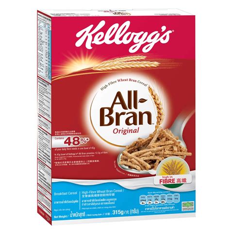 Kellogg S All Bran High Fibre Wheat Bran Cereal Shopee Singapore