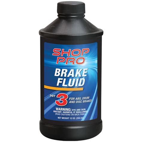 ShopPro DOT 3 Brake Fluid 12oz