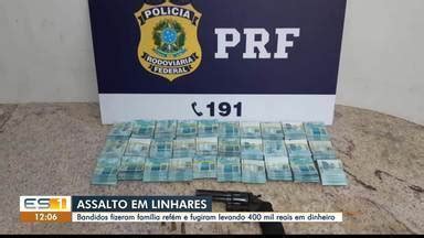 Gazeta Meio Dia Bandidos fazem família refém e roubam R 400 mil em