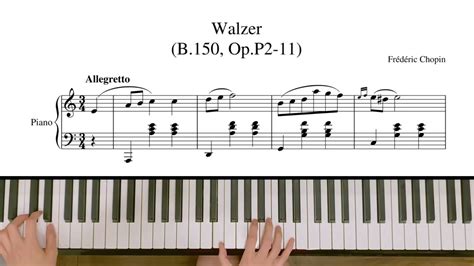 F Chopin Waltz No In A Minor Op Posth B