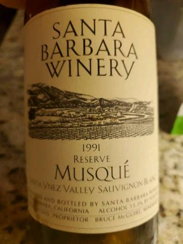 Santa Barbara Winery Reserve Musqué Vivino US