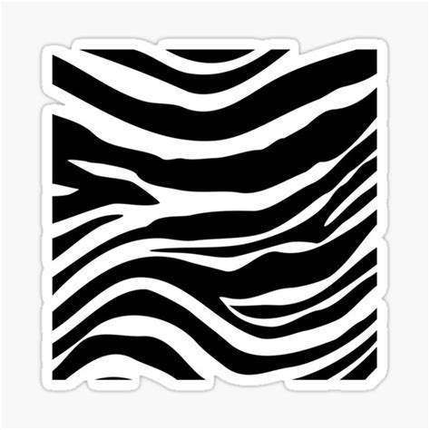 Zebra Sticker By Nicelook Redbubble