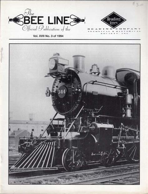 Reading Rr Bee Line 3 1994 Pottstown Memories 1930s Steam Engine Designs