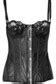 La Perla Leather And Lace Paneled Corset Net A Porter