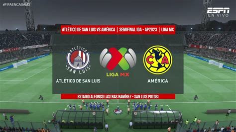 Atlético De San Luis Vs América Semifinal Ida Liga Mx Apertura