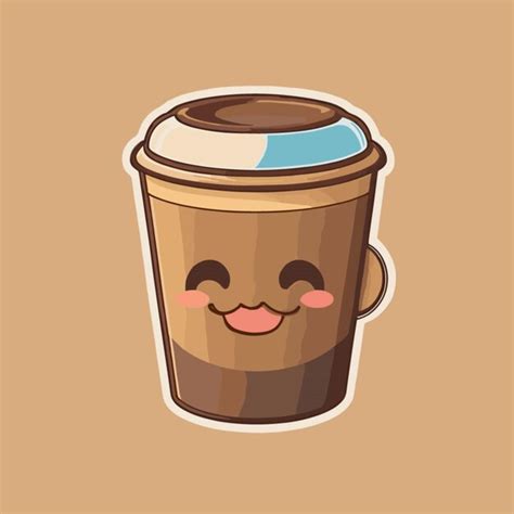 Premium Vector Coffee Cup Cartoon Vector