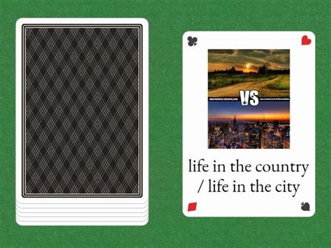 Comparatives B1 Compare two things - speaking - Speaking cards