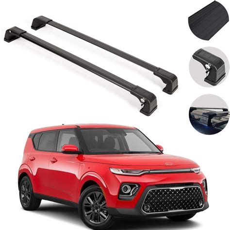 Omac Roof Rack Crossbars Compatible with Kia Soul 2020-2021 Luggage ...