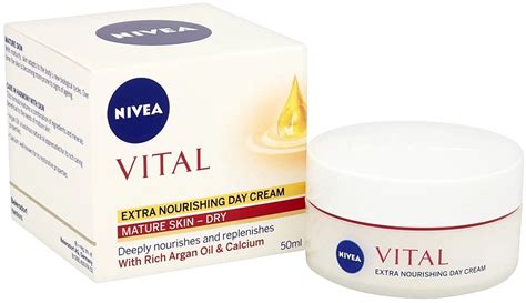 Crème de jour extra nourrissante pour visage Nivea Vital Argan