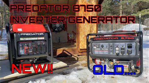 Harbor Freight Predator 8750 Inverter Generator | Custom Generator Shed ...