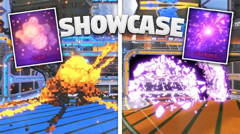 New Voxel And Shattered Goal Explosions On Rocket League Showcase