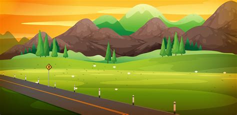 Road Vector Background