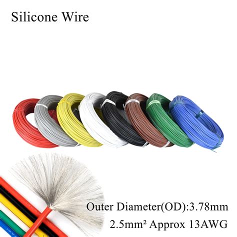 Awg Mm Agr Silicone Wire High Temperature Heat Resistant Rubber