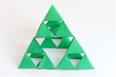Sierpinski Fractal Triangle: Holiday Math Art for Kids