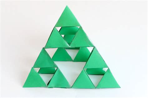 Sierpinski Fractal Triangle Holiday Math Art For Kids