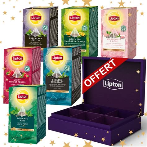 Coffret de Thés Pack découverte Lipton Exclusive Sélection