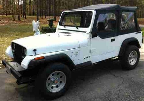 Sell Used 1989 Jeep Wrangler 2 4L 4 Cylinder Soft Top Northwest Florida