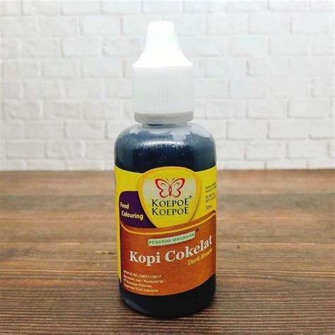 Jual Koepoe Koepoe Pewarna Makanan Kopi Coklat 30 ML Di Seller