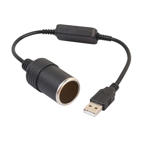 Автомобильный преобразователь питания с USB штекер на сигарету от 5 В ...